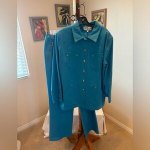 New St. John sport pants, outfit, beautiful cotton material